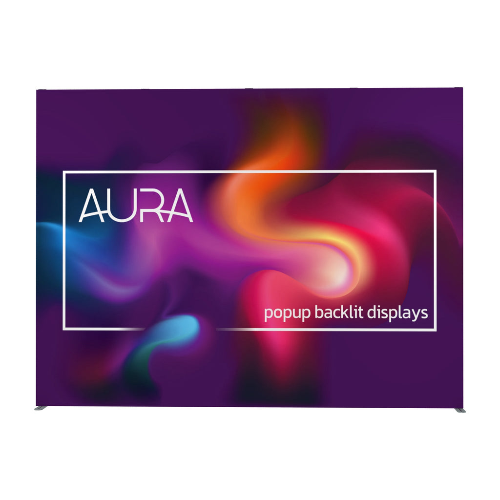 AURA 10'w x 8'h Flat Front or Back - Replacement Fabric Graphic