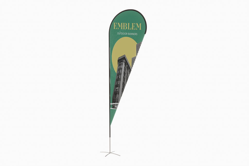 Emblem Whistler - Outdoor Flying Flag Banner Large Double-Sided Dye-Sub Fabric Graphic