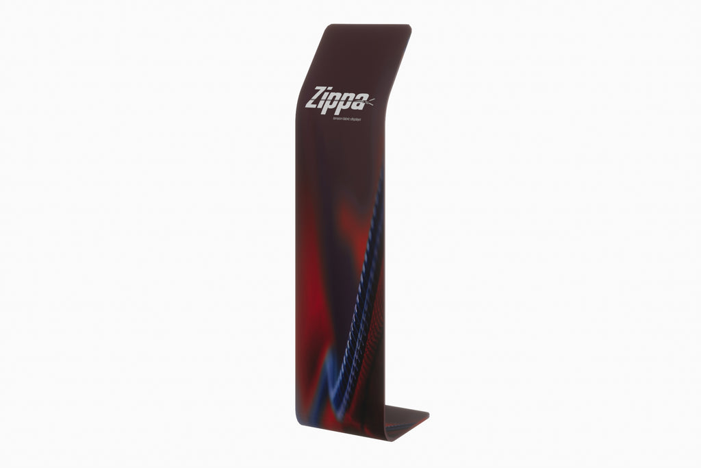 Zippa - Tablet Stand Version A Double-Sided Dye-Sub Fabric Graphic