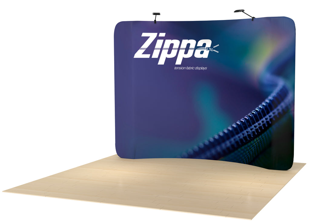 Zippa - 10'w x 8'h Curved Display