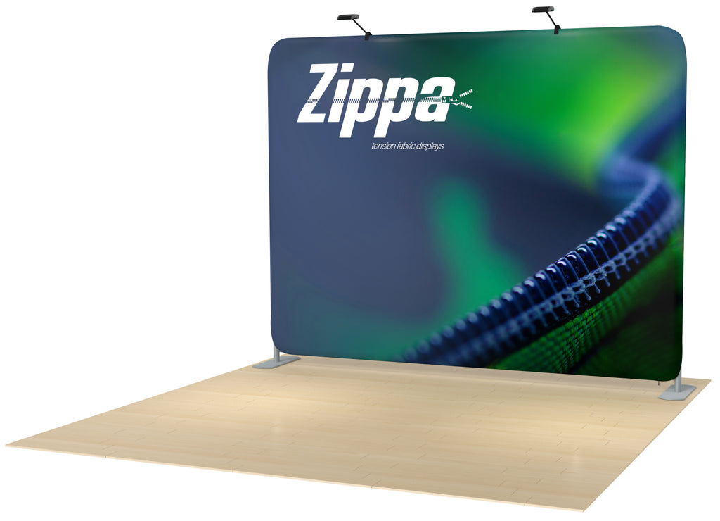Zippa - 10'w x 8'h Flat Display