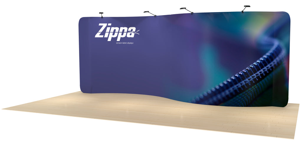Zippa - 20'w x 8'h Serpentine Display