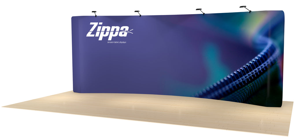 Zippa - 20'w x 8'h Curved Display