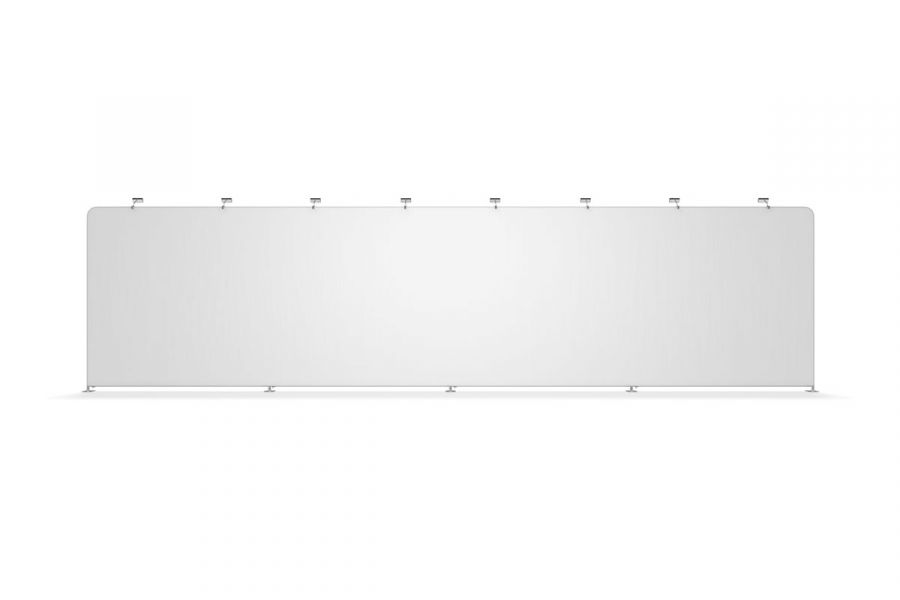 Zippa - 40'w x 10'h Flat Display 40'w x 10'h Flat Frame