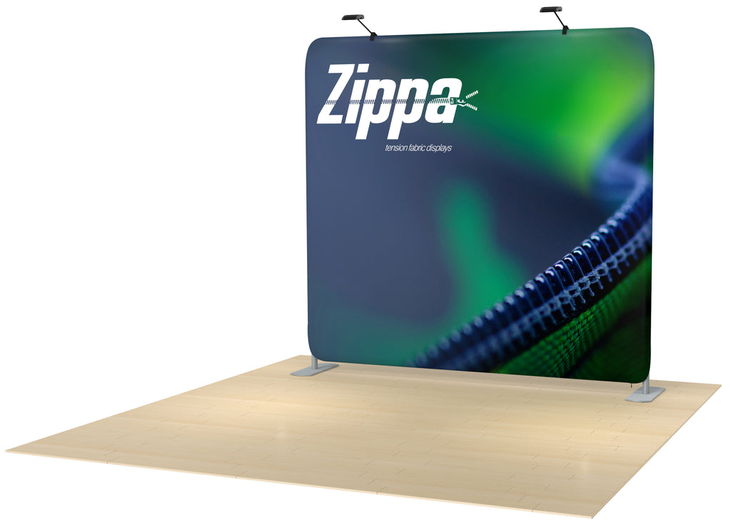 Zippa - 8'w x 8'h Flat Display