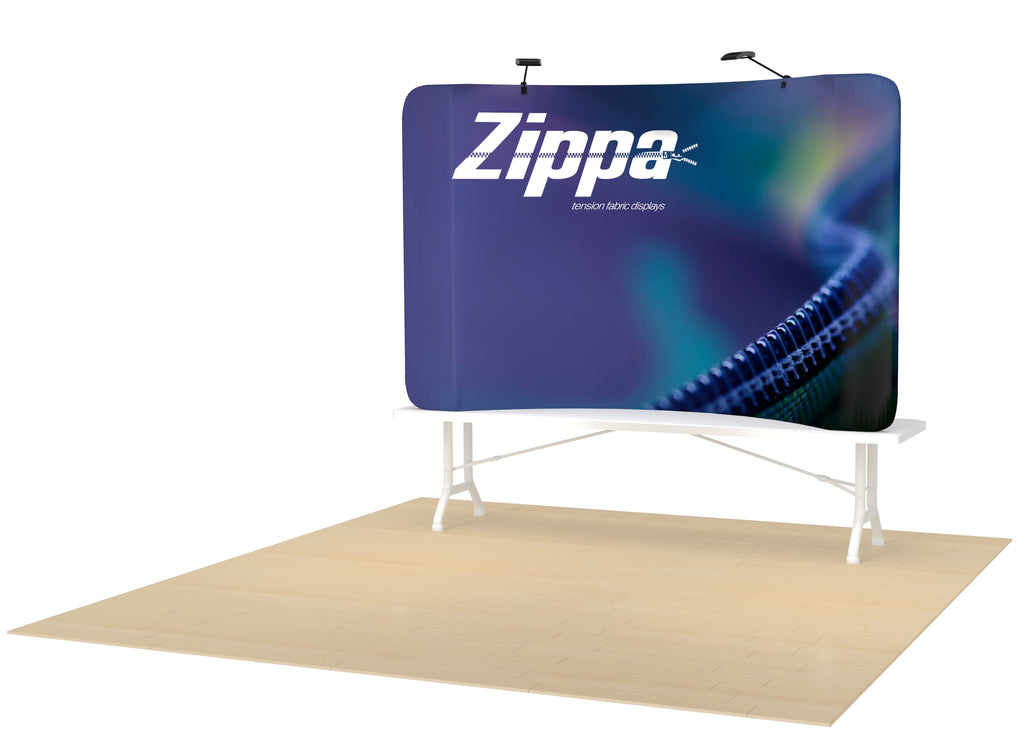 Zippa - 8'w x 5'h Curved Display