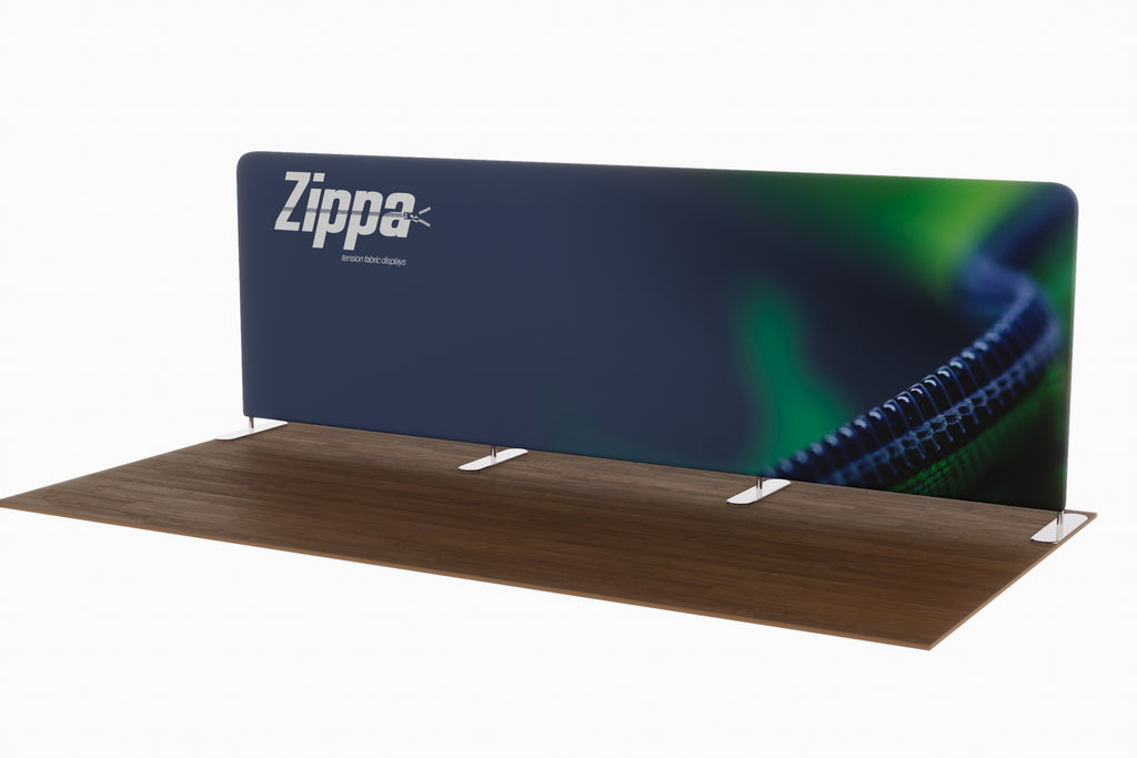 Zippa - 30'w x 10'h Flat Display Double-Sided Fabric Graphic