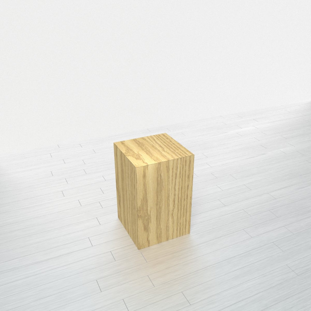 RECTANGLE - Natural Oak Base + Natural Oak Top - 11.5x11.5