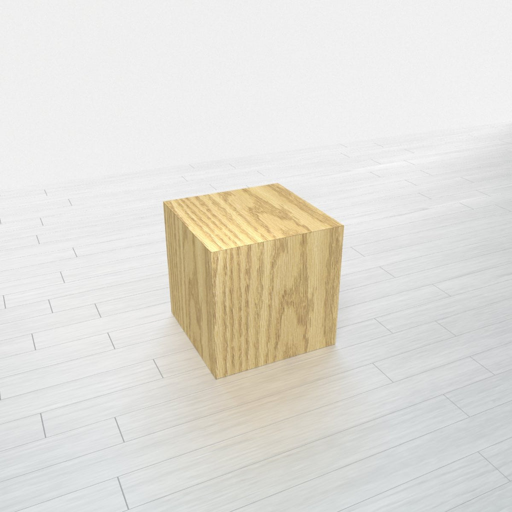 RECTANGLE - Natural Oak Base + Natural Oak Top - 11.5x11.5