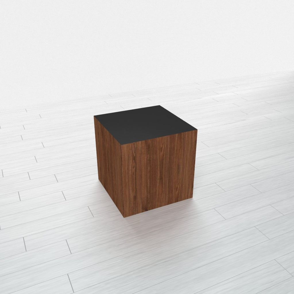 RECTANGLE - Thermo Walnut Base + Black Top - 11.5x11.5