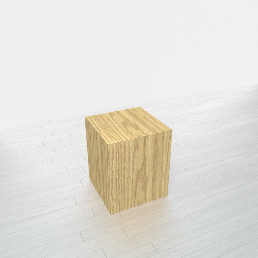 RECTANGLE - Natural Oak Base + Natural Oak Top - 15x15