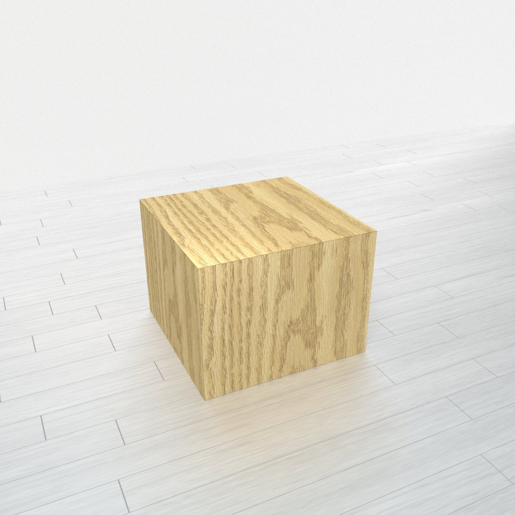 RECTANGLE - Natural Oak Base + Natural Oak Top - 15x15