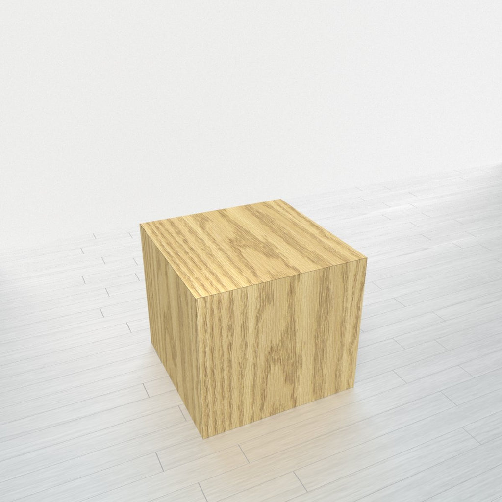 RECTANGLE - Natural Oak Base + Natural Oak Top - 20x20