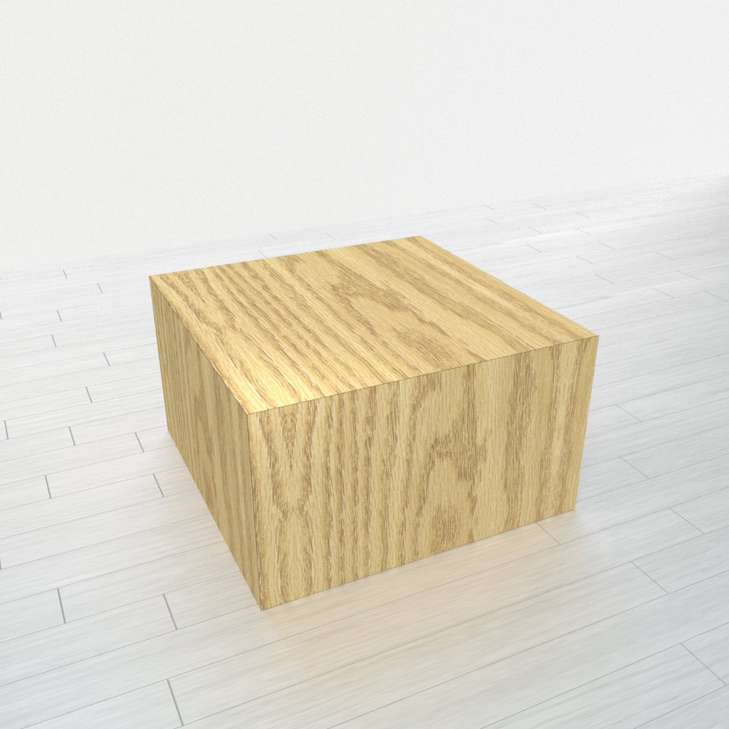 RECTANGLE - Natural Oak Base + Natural Oak Top - 20x20