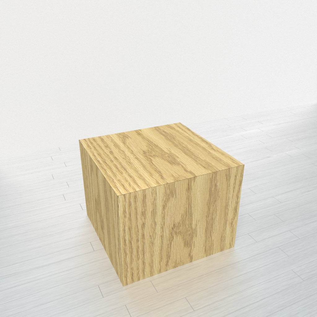 RECTANGLE - Natural Oak Base + Natural Oak Top - 23x23