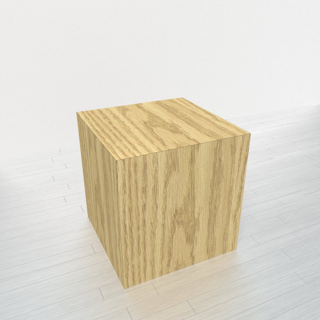 RECTANGLE - Natural Oak Base + Natural Oak Top - 23x23