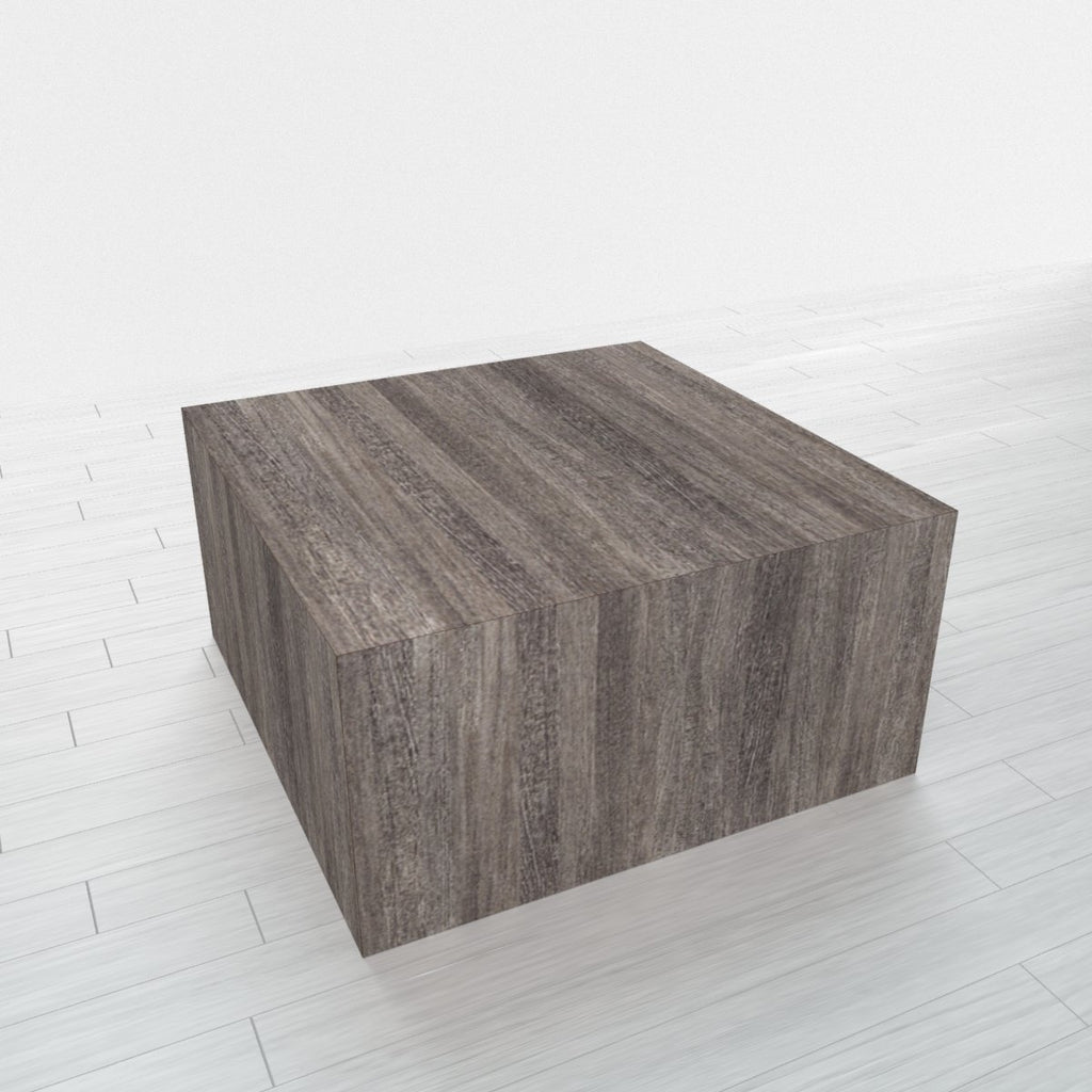 RECTANGLE - Blackened Fiberwood Base + Blackened Fiberwood Top - 23x23