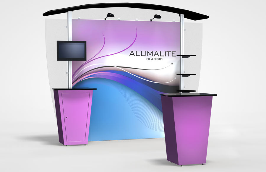 10 Foot Alumalite Classic Arch Hybrid Trade Show Display