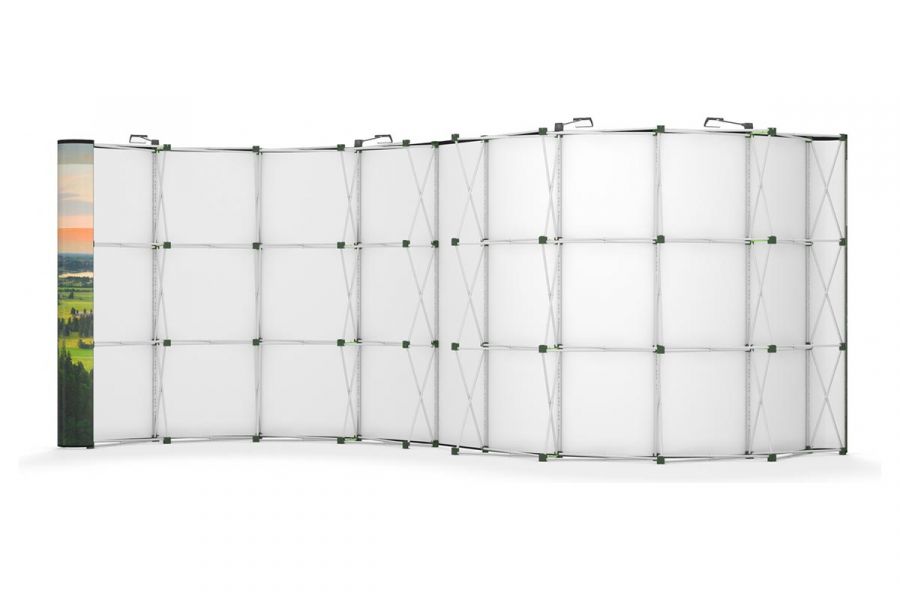 RoadWarrior - 20'w x 8'h Serpentine Frame
