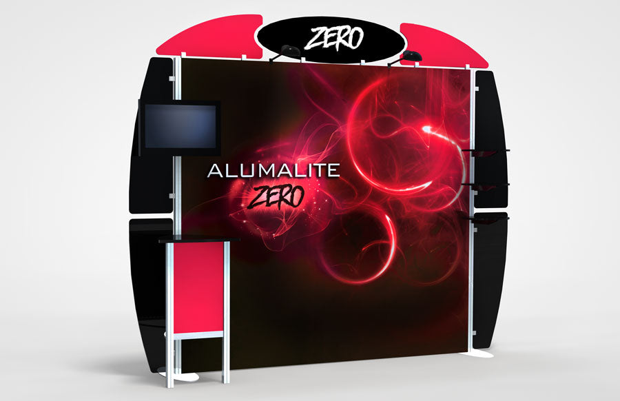 10 Foot Alumalite Zero Hybrid Trade Show Exhibit Booth Display AZ3