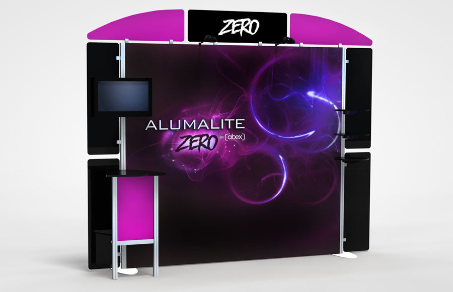 10 Foot Alumalite Zero Hybrid Trade Show Exhibit Booth Display AZ4