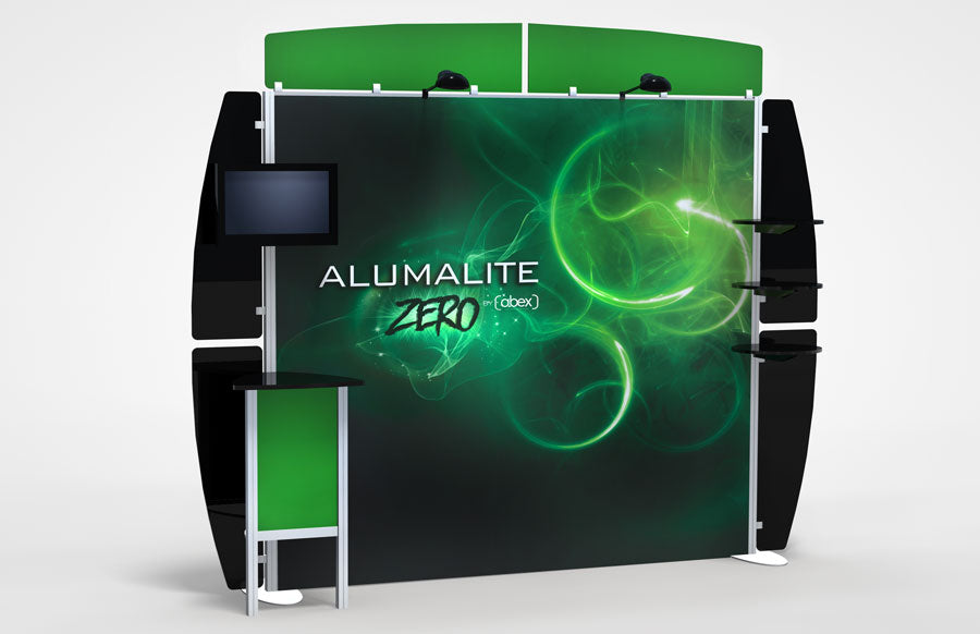 10 Foot Alumalite Zero Hybrid Trade Show Exhibit Booth Display AZ6