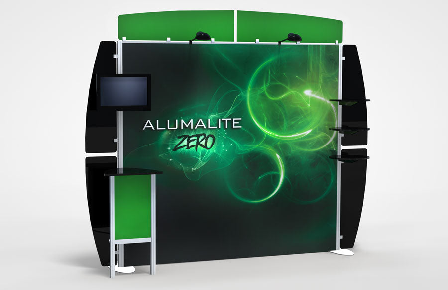 10 Foot Alumalite Zero Hybrid Trade Show Exhibit Booth Display AZ6
