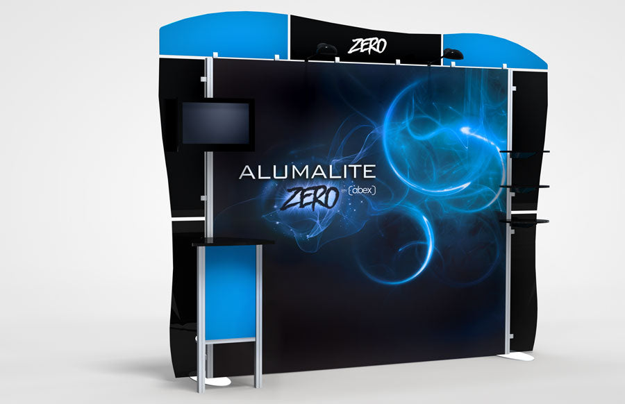 10 Foot Alumalite Zero Hybrid Trade Show Exhibit Booth Display AZ8