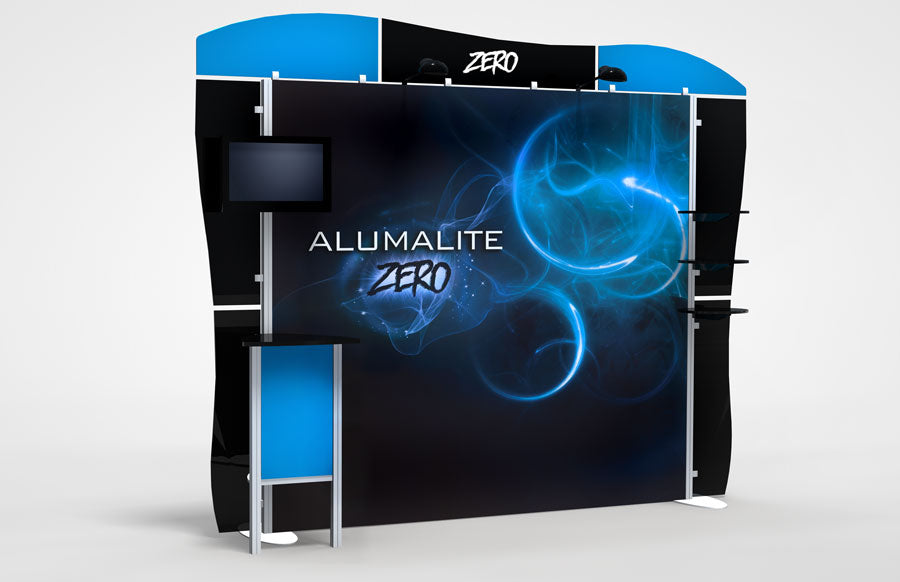 10 Foot Alumalite Zero Hybrid Trade Show Exhibit Booth Display AZ8