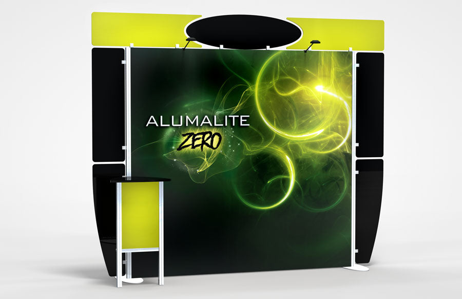 10 Foot Alumalite Zero Hybrid Trade Show Exhibit Booth Display AZ1