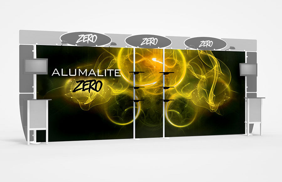 20 Foot Alumalite Zero Full Backwall Replacement Graphic