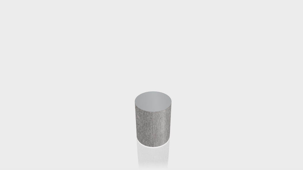 CYLINDRICAL - Charred Formwood Base + Mouse Grey Top