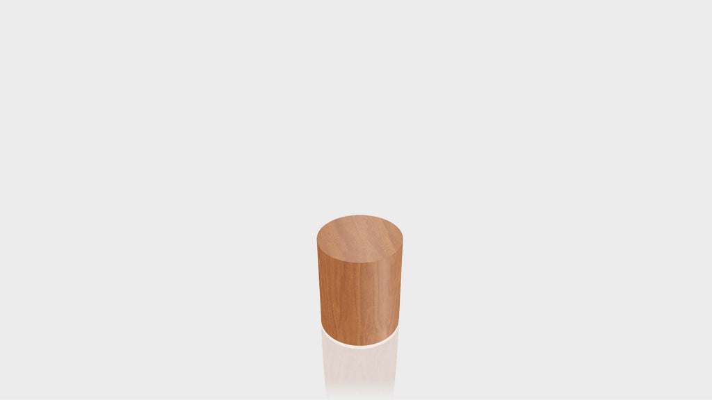 CYLINDRICAL - Cherry Birch Base + Cherry Birch Top