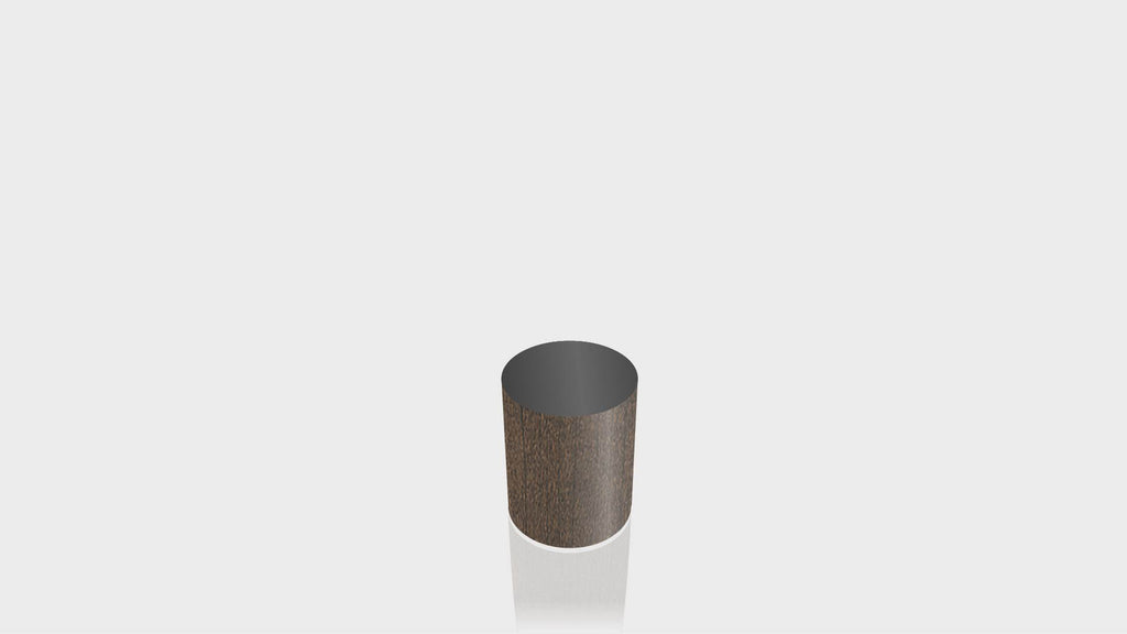 CYLINDRICAL - Cocoa Maple Base + Black Top