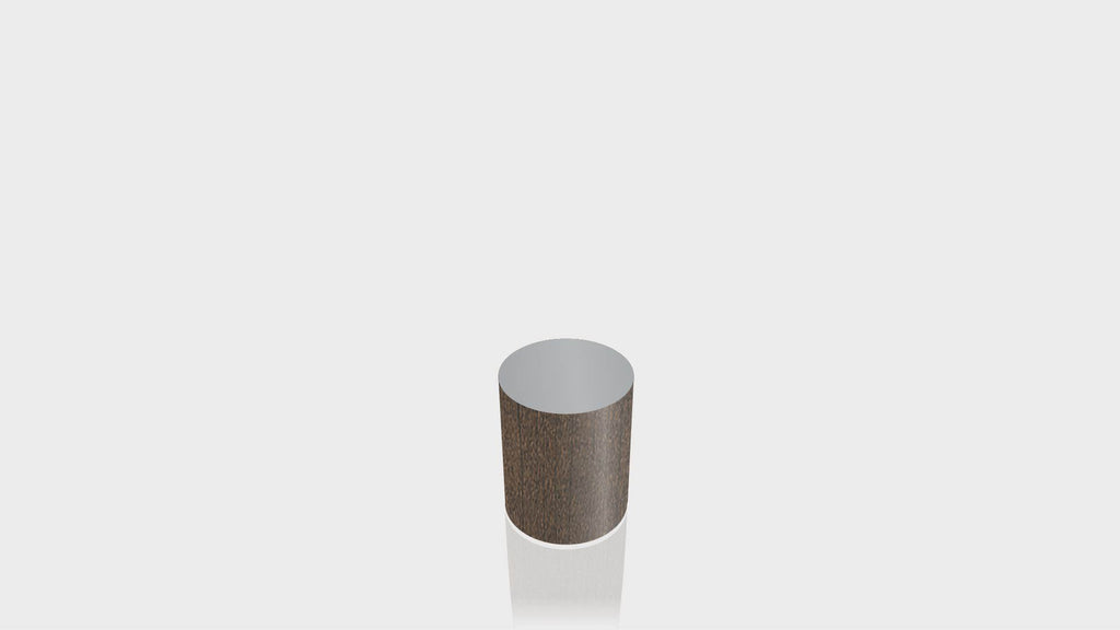 CYLINDRICAL - Cocoa Maple Base + Mouse Grey Top