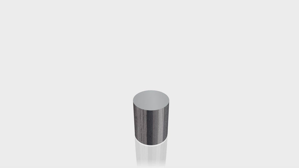 CYLINDRICAL - Ebony Ribbonwood Base + Mouse Grey Top