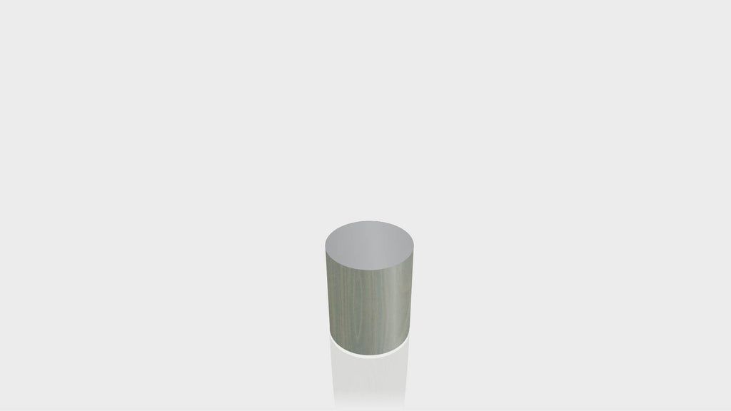 CYLINDRICAL - Green Slate Birchply Base + Mouse Grey Top