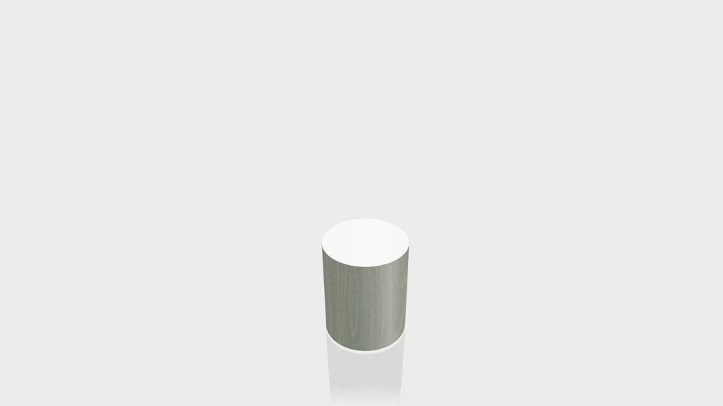 CYLINDRICAL - Green Slate Birchply Base + White Top