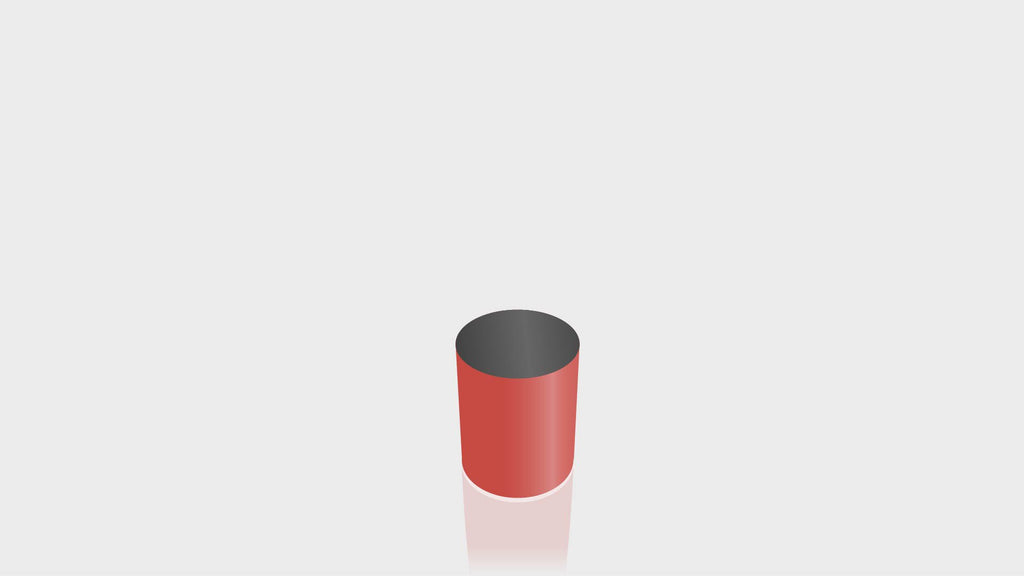 CYLINDRICAL - Grenadine Base + Black Top