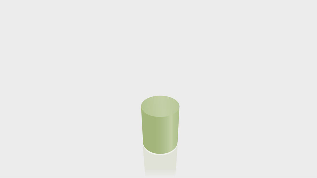 CYLINDRICAL - Leaf Green Base + Leaf Green Top