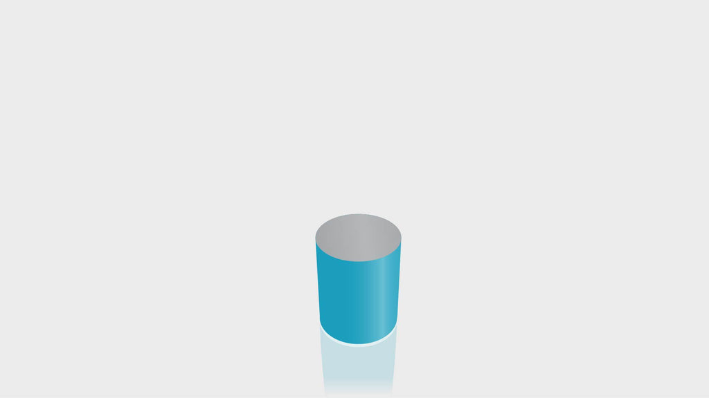 CYLINDRICAL - Matrix Blue Base + Mouse Grey Top