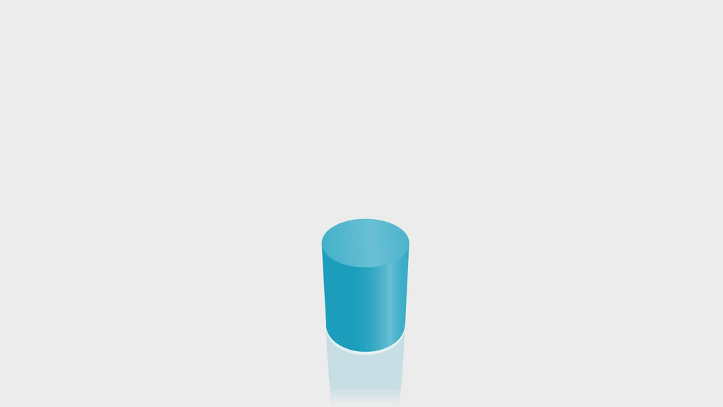 CYLINDRICAL - Matrix Blue Base + Matrix Blue Top