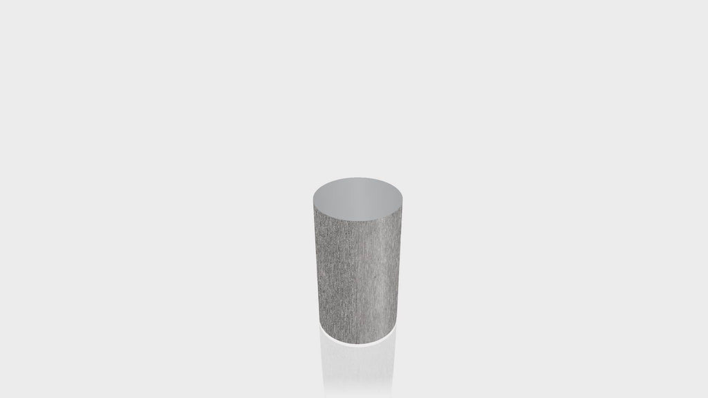 CYLINDRICAL - Charred Formwood Base + Mouse Grey Top