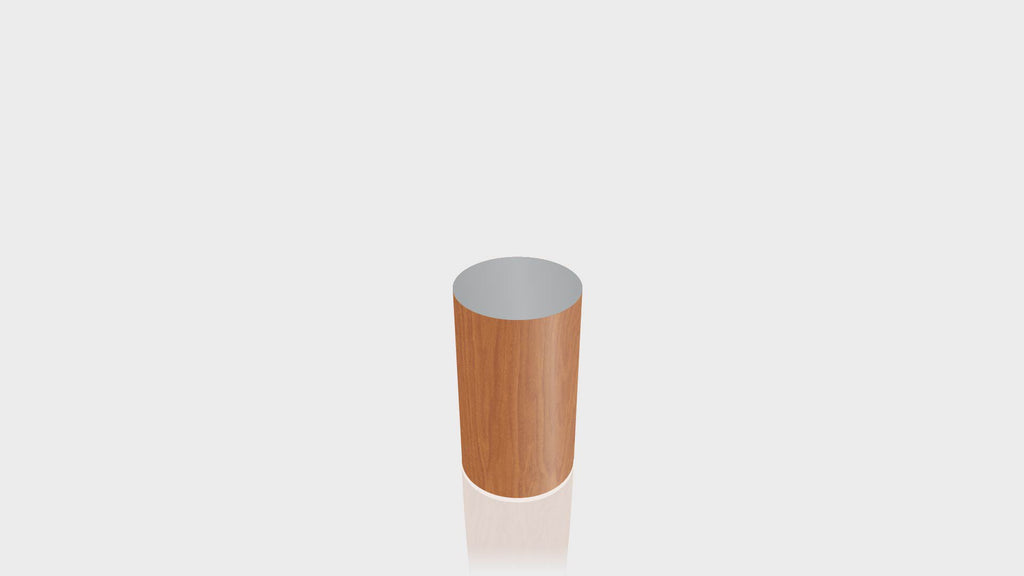 CYLINDRICAL - Cherry Birch Base + Mouse Grey Top