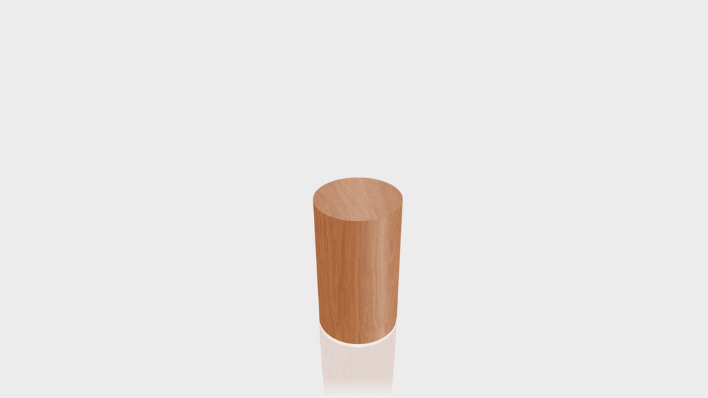 CYLINDRICAL - Cherry Birch Base + Cherry Birch Top