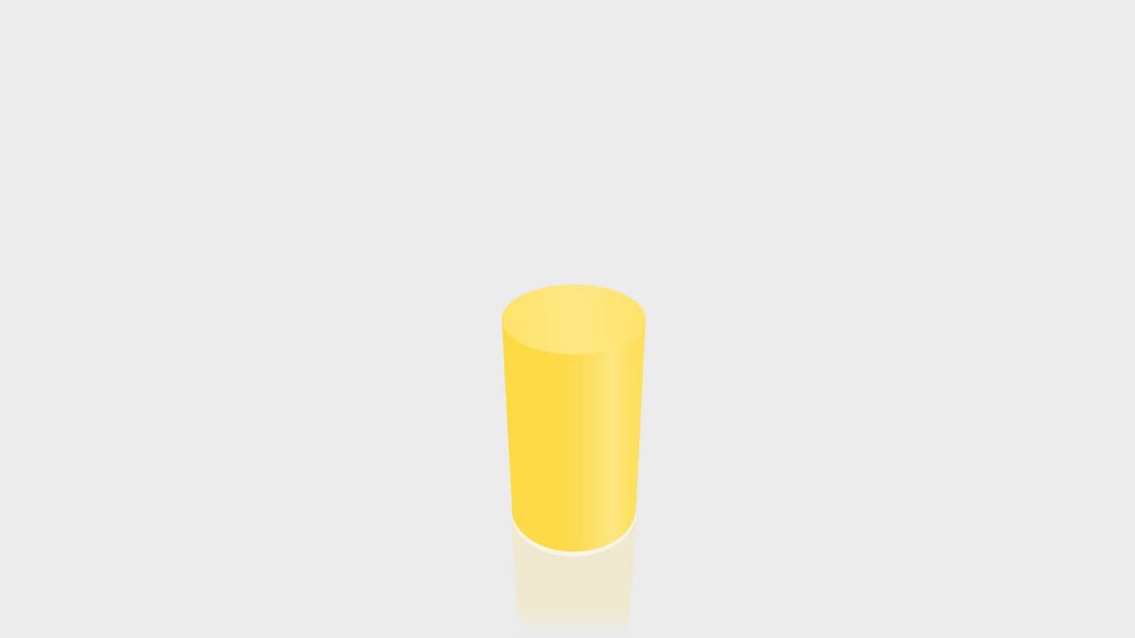 CYLINDRICAL - Chrome Yellow Base + Chrome Yellow Top