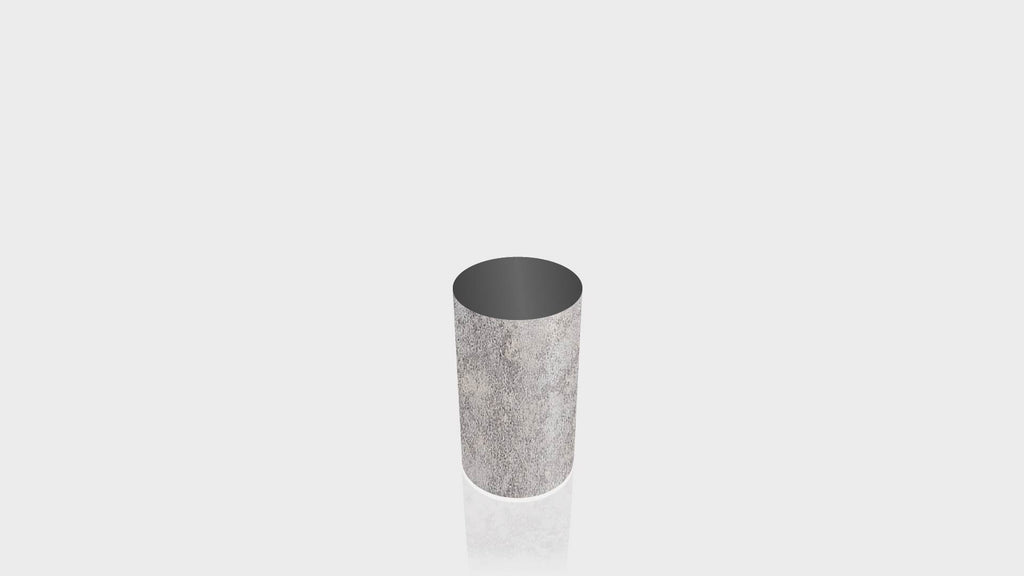 CYLINDRICAL - Elemental Concrete Base + Black Top