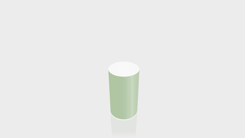 CYLINDRICAL - Enamel Base + White Top