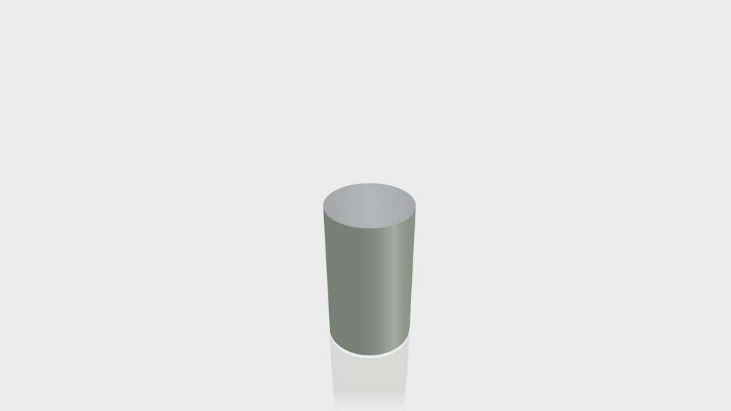 CYLINDRICAL - Green Slate Base + Mouse Grey Top