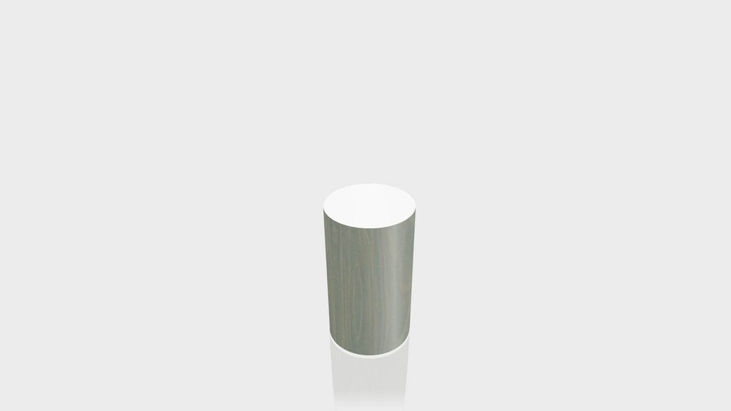 CYLINDRICAL - Green Slate Birchply Base + White Top